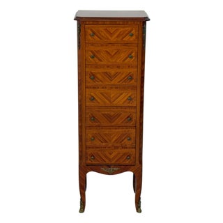 Baroque Style Chest of 7 Drawers For Sale