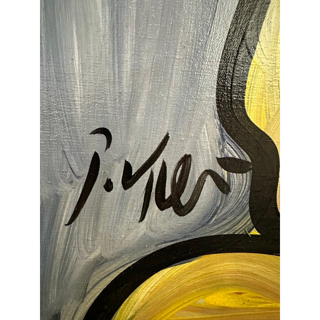 Abstract "My Friend Pablo Picasso in Palma De Mallorca", Peter Keil For Sale - Image 3 of 6