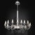 Mid-Century Modern Classical Hand-Blown Murano Glass 16-Arm Chandelier For Sale - Image 14 of 18