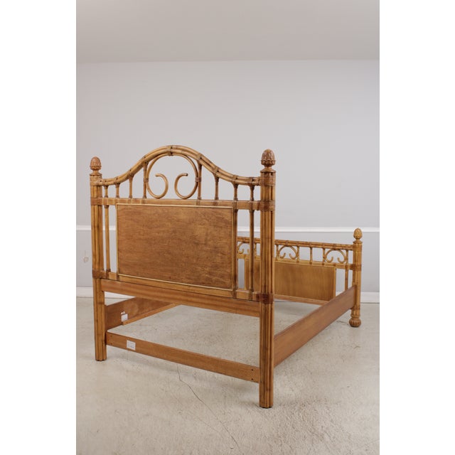 Bamboo Queen Size Tommy Bahama Style Bed For Sale - Image 16 of 17