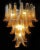 Italian Murano Glass Chandelier For Sale - Image 4 of 10