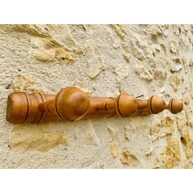 Mid-Century Faux Bamboo Wall Mount Coat Rack, 1950s For Sale - Image 18 of 18