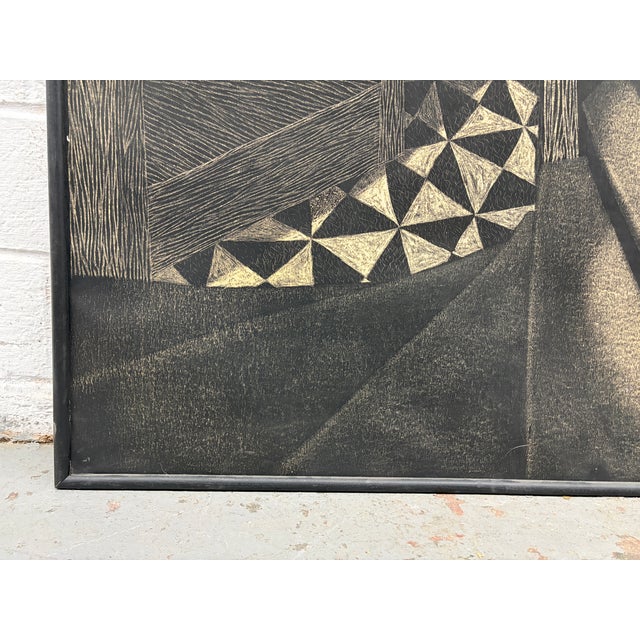 "If Inbetween" Ink on Paper Drawing by Peter Drake (B. 1957), 1985 For Sale - Image 10 of 11