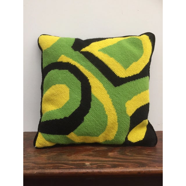 Vintage Abstract Pillow For Sale In Providence - Image 6 of 6