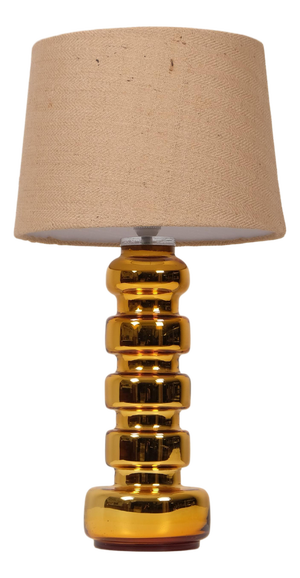 Swedish Glass Table Lamp, 1960s