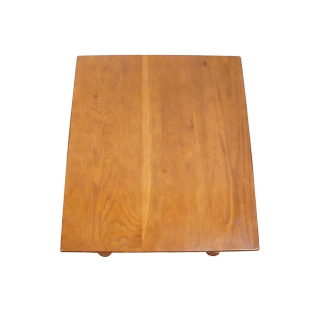 Late 20th Century Keller Furniture Solid Oak Country French 24" Accent End Table For Sale - Image 5 of 13