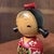 This charming kokeshi is a true “modern classic”: an elegant girl figure with a large, rounded head and delicately painted...