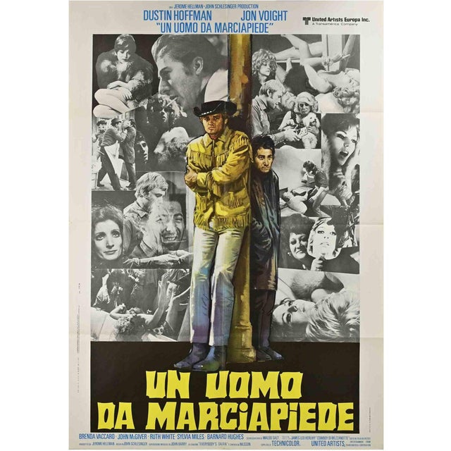 Midnight Cowboy Film Poster, USA, 1969 For Sale
