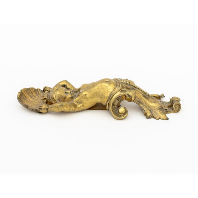 Rococo Style Gilt Bronze Architectural Mounts, 2 For Sale In New York - Image 6 of 12