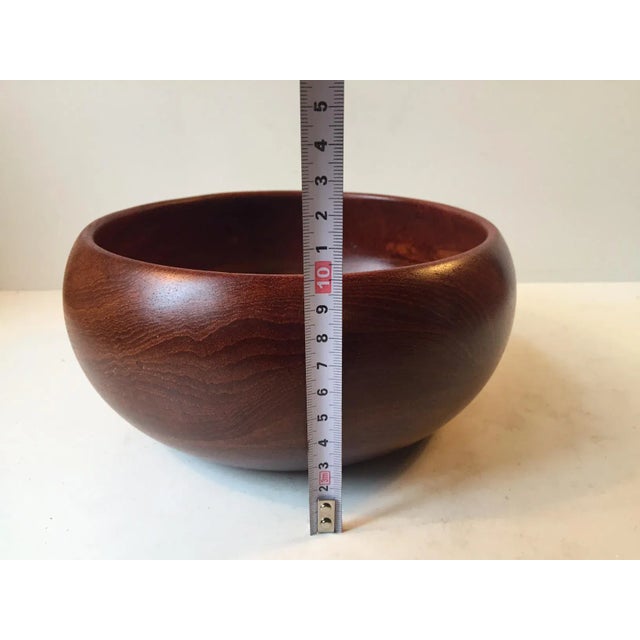 Mid-Century Large Danish Teak Bowl from Kay Bojesen, 1950s For Sale - Image 4 of 13