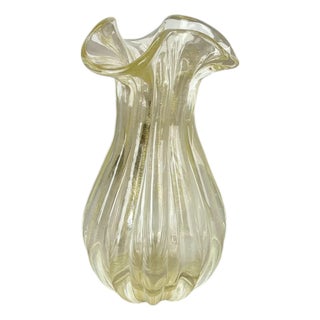 Murano Glass Vase from Barovier and Toso, Italy, 1970s For Sale