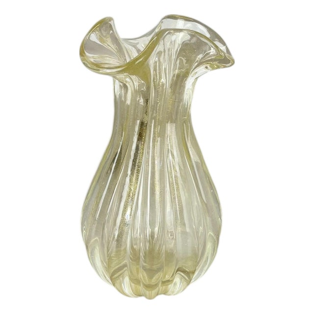 Murano Glass Vase from Barovier and Toso, Italy, 1970s For Sale