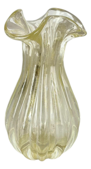 Murano Glass Vase from Barovier and Toso, Italy, 1970s