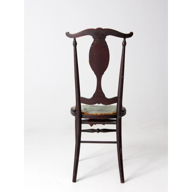 Antique Victorian Aesthetic Movement Side Chair For Sale - Image 4 of 16