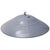 Metal Large Mid-Century Modern Dutch Industrial Grey Enamel Pendant Lamps from Philips For Sale - Image 7 of 9