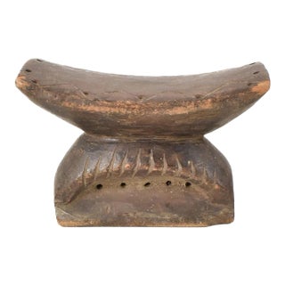 Early 20th Century Shona Wood Headrest For Sale