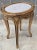 Mid-Century French Provincial Fruitwood and Marble Top Candle Stand Side Table For Sale In Washington DC - Image 6 of 7