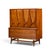 Mid-Century Modern Broyhill Brasilia Mid Century Walnut and Brass Gentleman Chest Highboy Dresser For Sale - Image 3 of 10