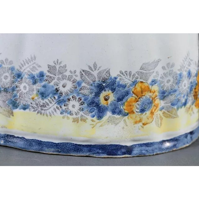 19th Century Continental Tin Glaze Figural Woman Decanter For Sale In New York - Image 6 of 11