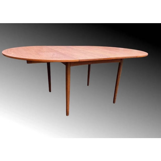 Danish Extendable Dining Table by W. J. Clausen for Brande Mobelfabrik For Sale - Image 18 of 18