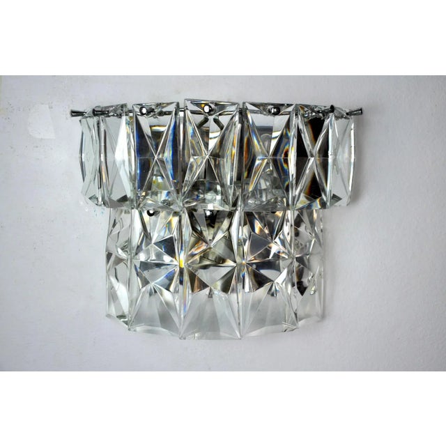 Glass Regency Glass Wall Light from Kinkeldey, Germany, 1970 For Sale - Image 7 of 10