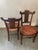 Vintage Straw-Seated Chairs, 1990s, Set of 2, in Very Good conditions. Designed 1990 to 1999
