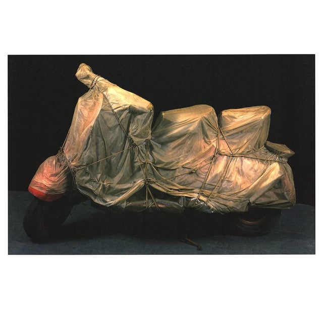 Artist: Javacheff Christo Title: Wrapped Vespa Year: 2004 Signed: No Medium: Offset Lithograph Paper Size: 23.25 x 33...