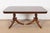 Wood Baker Furniture Style Georgian Mahogany Double Pedestal Extension Dining Table, Newly Refinished For Sale - Image 7 of 12
