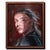 Ember Eyes by Stefan Smit | Oil on Panel Portrait of a Young Woman with Intense Expression For Sale