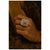 Bochic “Orient” Vintage Diamond, Ruby & Multi Sapphire Ring Set In 18K Gold&Silv For Sale - Image 11 of 13