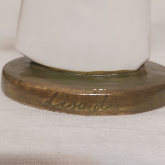 Vintage 1987 Lisa Larson for Goebel Holiday Lucia Parade Candle Holder Figurines - Set of 4 For Sale - Image 10 of 10