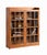Brown Mission Oak 2 Door Bookcase With Glass Doors - Michael's Cherry For Sale - Image 8 of 10