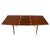1970s Danish Mid-Century Modern Walnut Drop Leaf Dining Table W/ Extension Leaf For Sale - Image 5 of 12