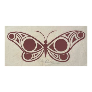 James Omohundro Butterfly Serigraph For Sale