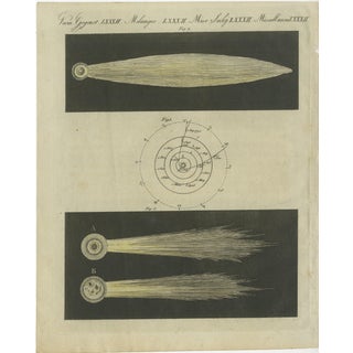 Antique Comets with Tails Engraving by Bertuch, 1807 For Sale