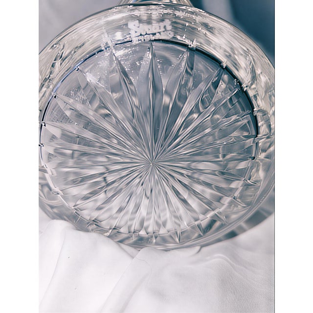 Mid-Century Modern 1950s Signed Stuart Crystal "Glengarry" Pitcher - 1 Quart - Hand-Cut Lead Crystal For Sale - Image 3 of 6