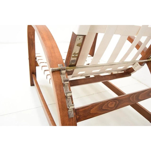 Art-Deco Adjustable Armchair by Jindrich Halabala, 1930s For Sale - Image 9 of 18