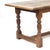 Rustic Large Farmhouse Rustic Country Dining Table in Oak For Sale - Image 3 of 12