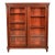 Antique French Empire Carved Mahogany Bookcase With Mounted Ormolu, Circa 1890s For Sale