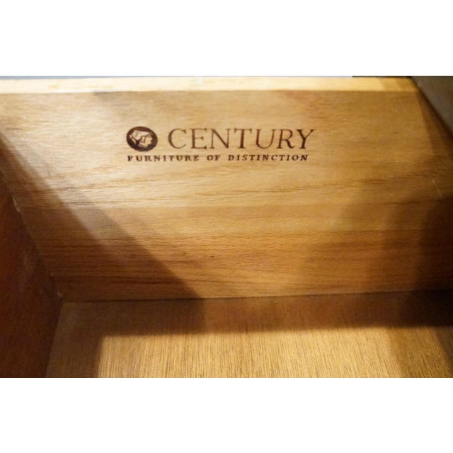 Century Furniture Solid Oak Spanish Mediterranean 76" Triple Door Dresser For Sale - Image 11 of 14
