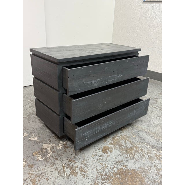 West Elm West Elm Plank Wood Dresser For Sale - Image 4 of 12