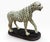 Vintage Hand-Painted Ceramic Leopard Sculpture on Wood Base Cheetah Cat For Sale In Miami - Image 6 of 6