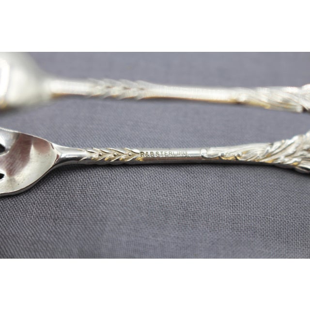 1958-76 American Harlequin Sterling Silver Sugar Cube Tongs by Reed & Barton For Sale In Raleigh - Image 6 of 6