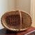 Wood Mid-20th Century Traditional Farmhouse Gathering Basket For Sale - Image 7 of 11