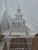 White Vintage Extremely Large Pagoda Top Birdcage For Sale - Image 8 of 10