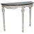1990s Italian Hand Carved Demilune Console For Sale - Image 11 of 11