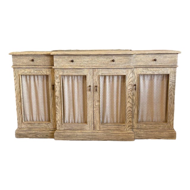 Early 21st Century Cerused Oak Sideboard For Sale