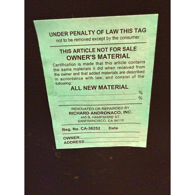 Richard Andronaco Golden Bronze Silk Serpentine Sectional For Sale - Image 13 of 18