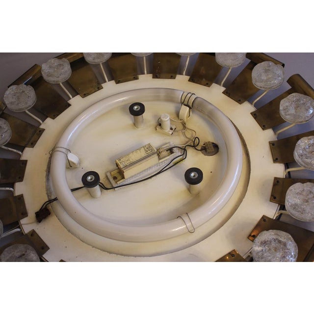 Vintage Mirror with Brass Details, 1960 For Sale - Image 10 of 13