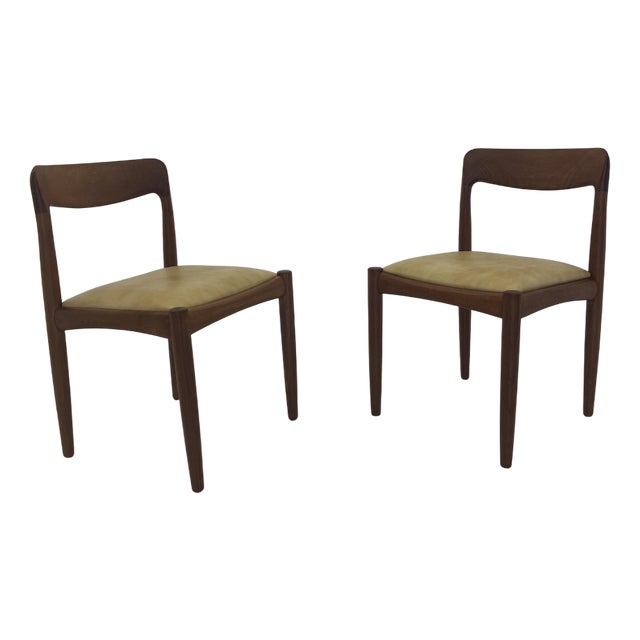 Vintage Danish Dining Chairs in Teak by H.W. Klein for Bramin, 1960s, Set of 2 For Sale